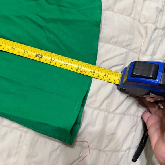 COMMENSE COTTON AND LINEN BACK TIE DETAIL DRESS SIZE M - Picture 10 of 11